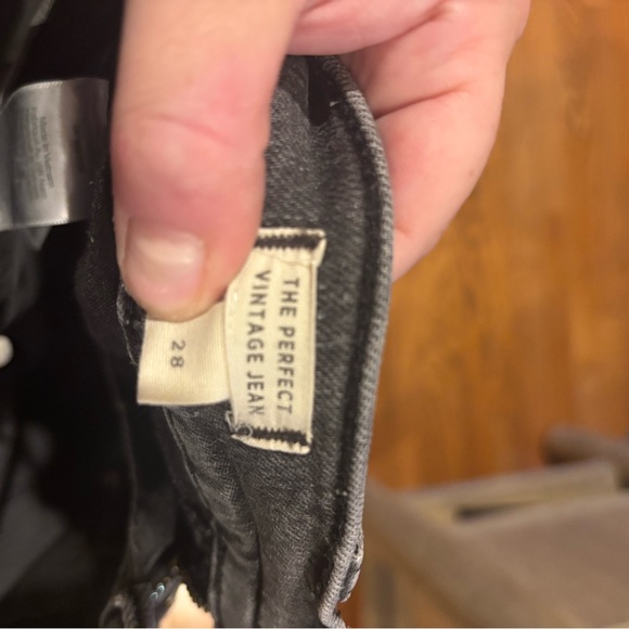 Madewell Classic Black Denim Jeans - Picture 4 of 5